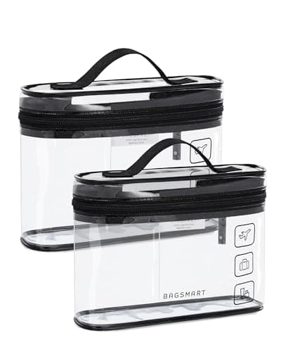 Bagsmart Clear TSA-Approved Toiletry Bag
