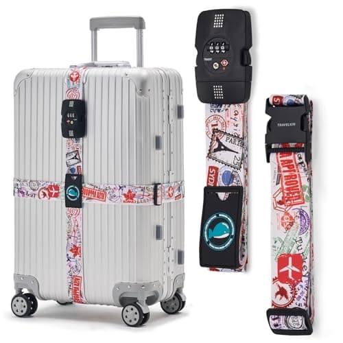 Travelkin Cross Luggage Strap with TSA Lock